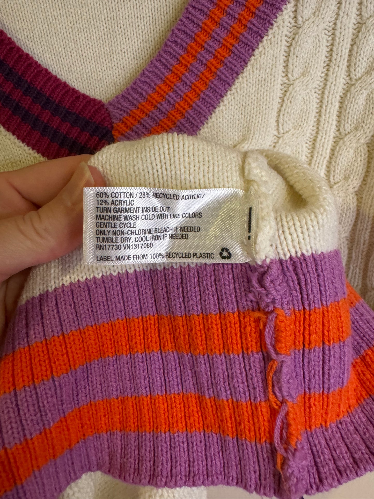 sweater vest - large