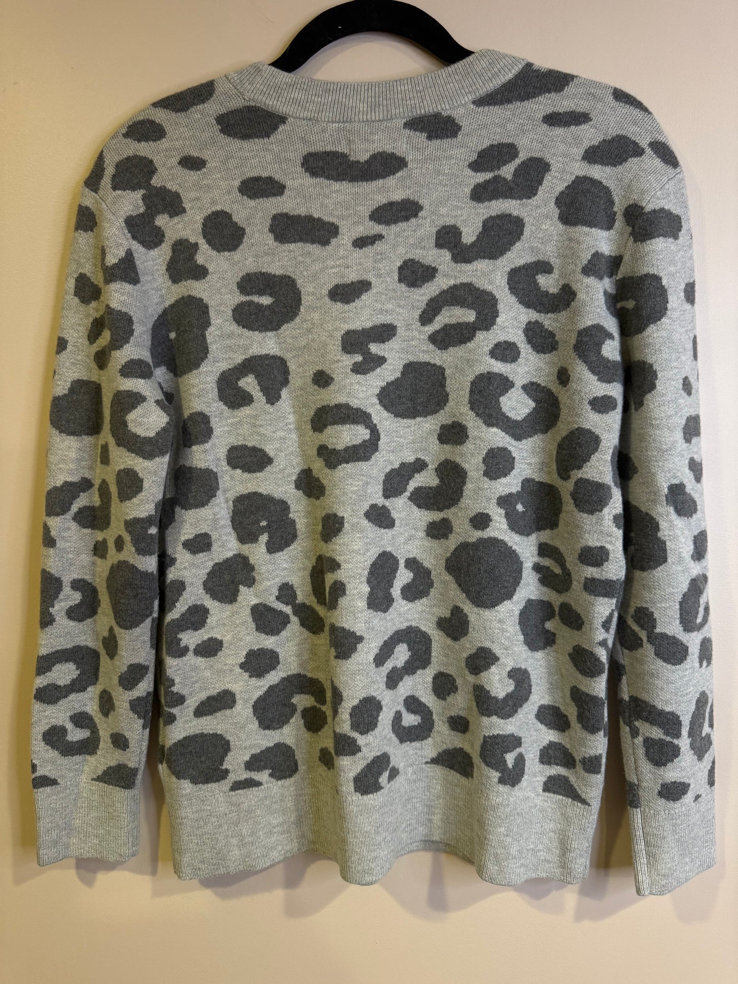 leopard print crewneck - medium
