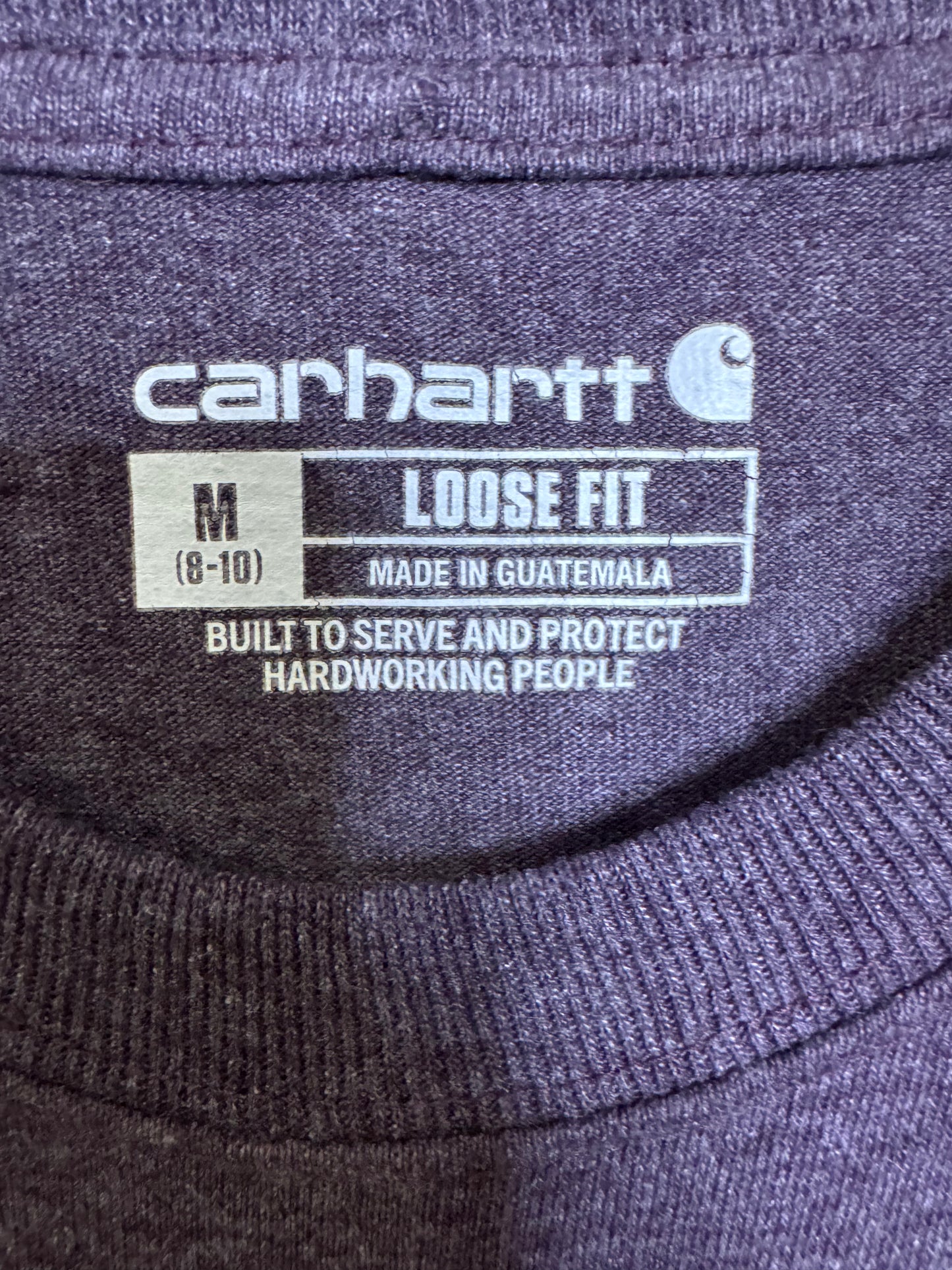 Carhart purple tshirt - medium