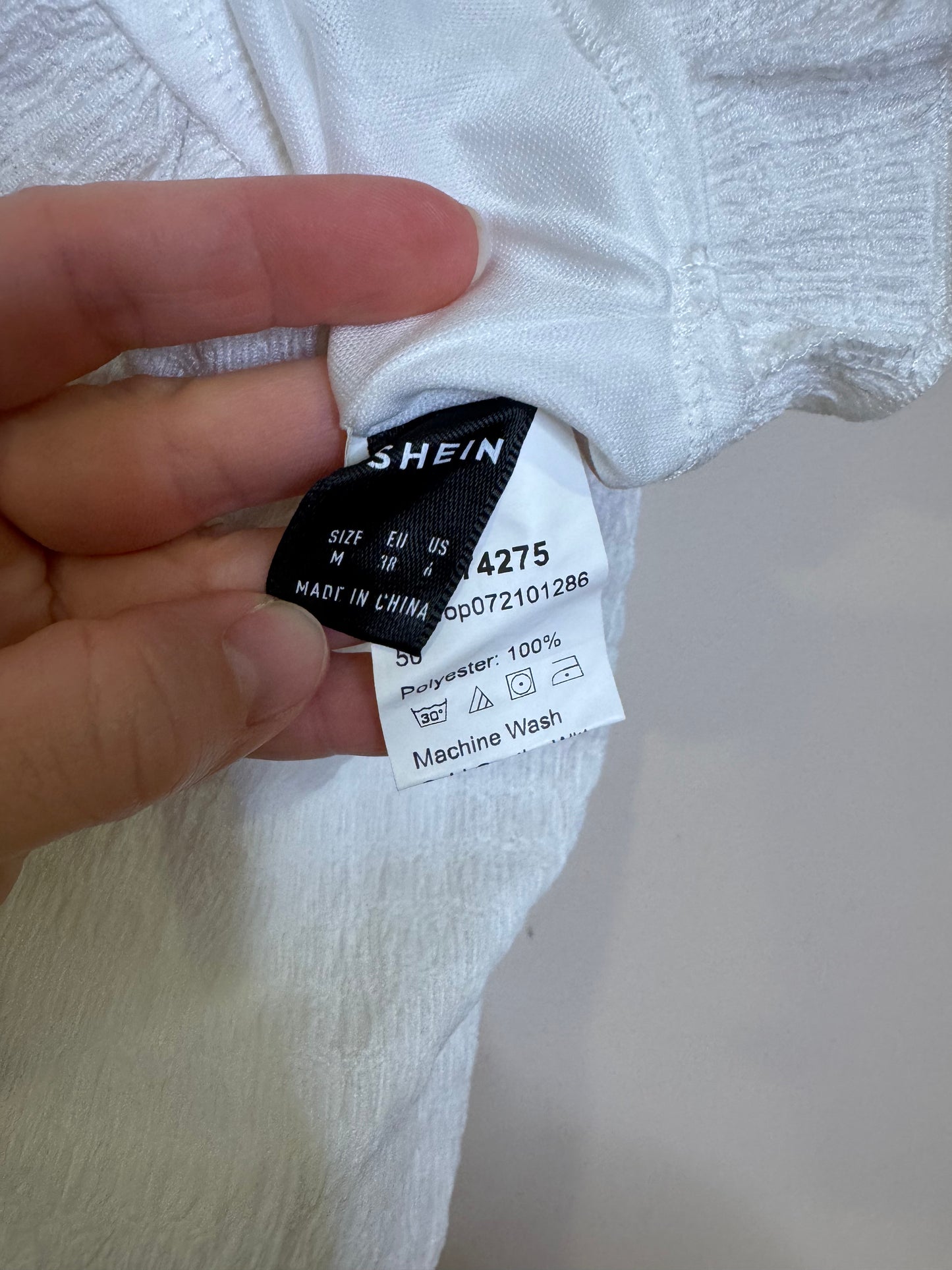 white beach pant - medium