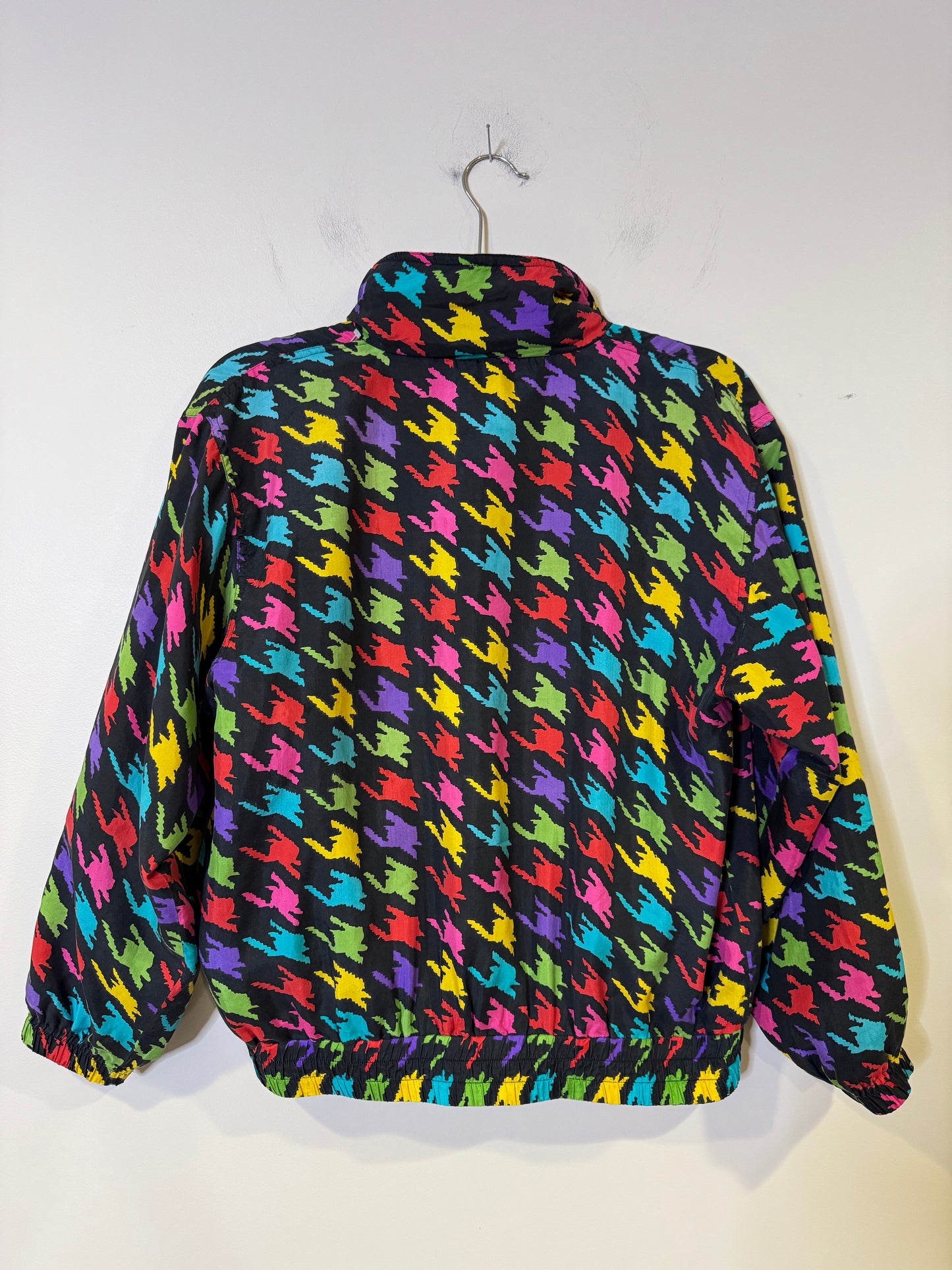 silk vintage track jacket - small petite