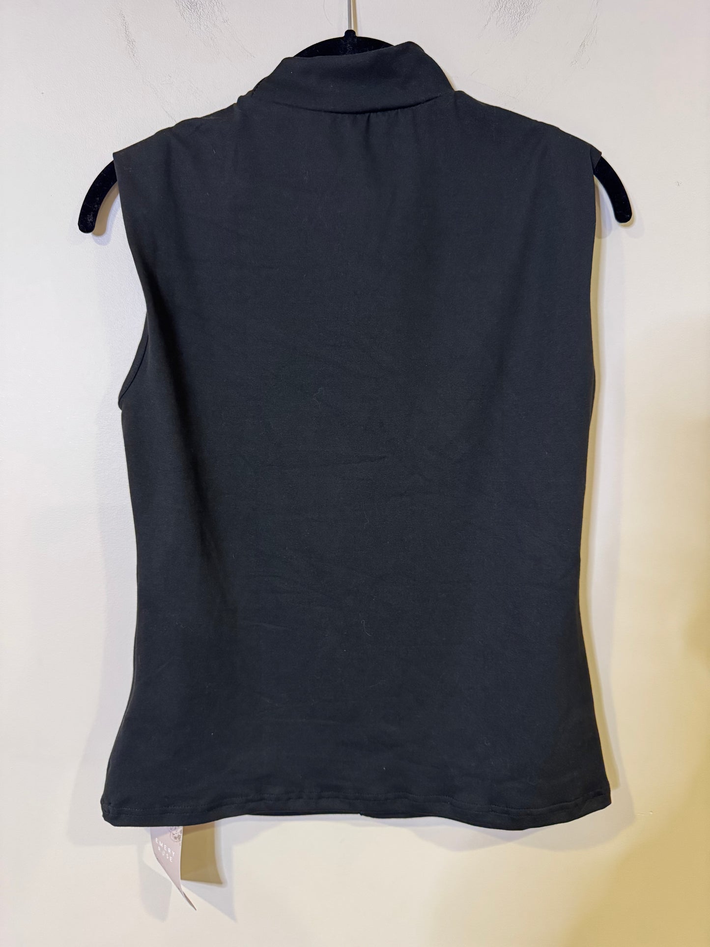 black sleeveless mock neck NWT - small