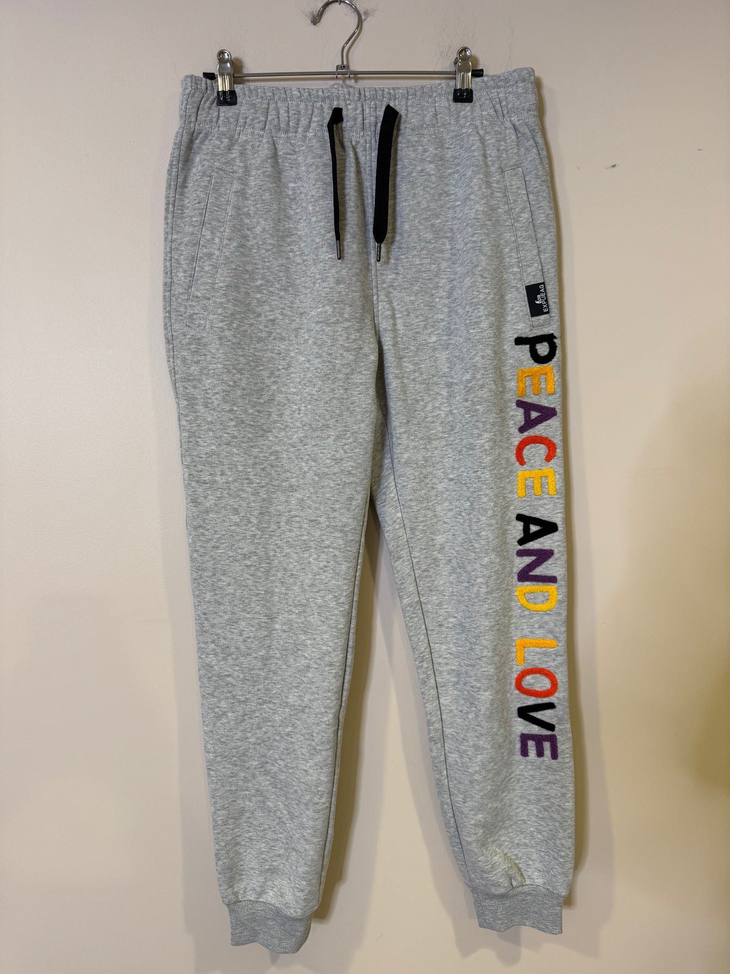 Peace and Love joggers - medium NWT