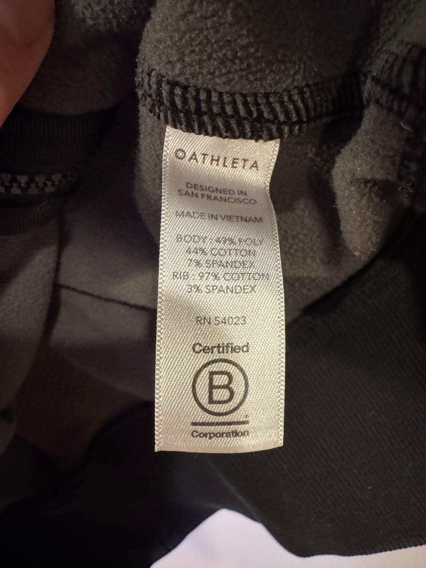 Athleta zip up hoodie - small