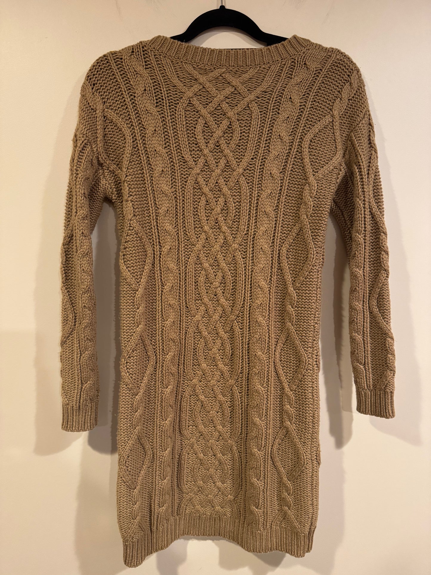 Moda chunky knit sweater dress - small