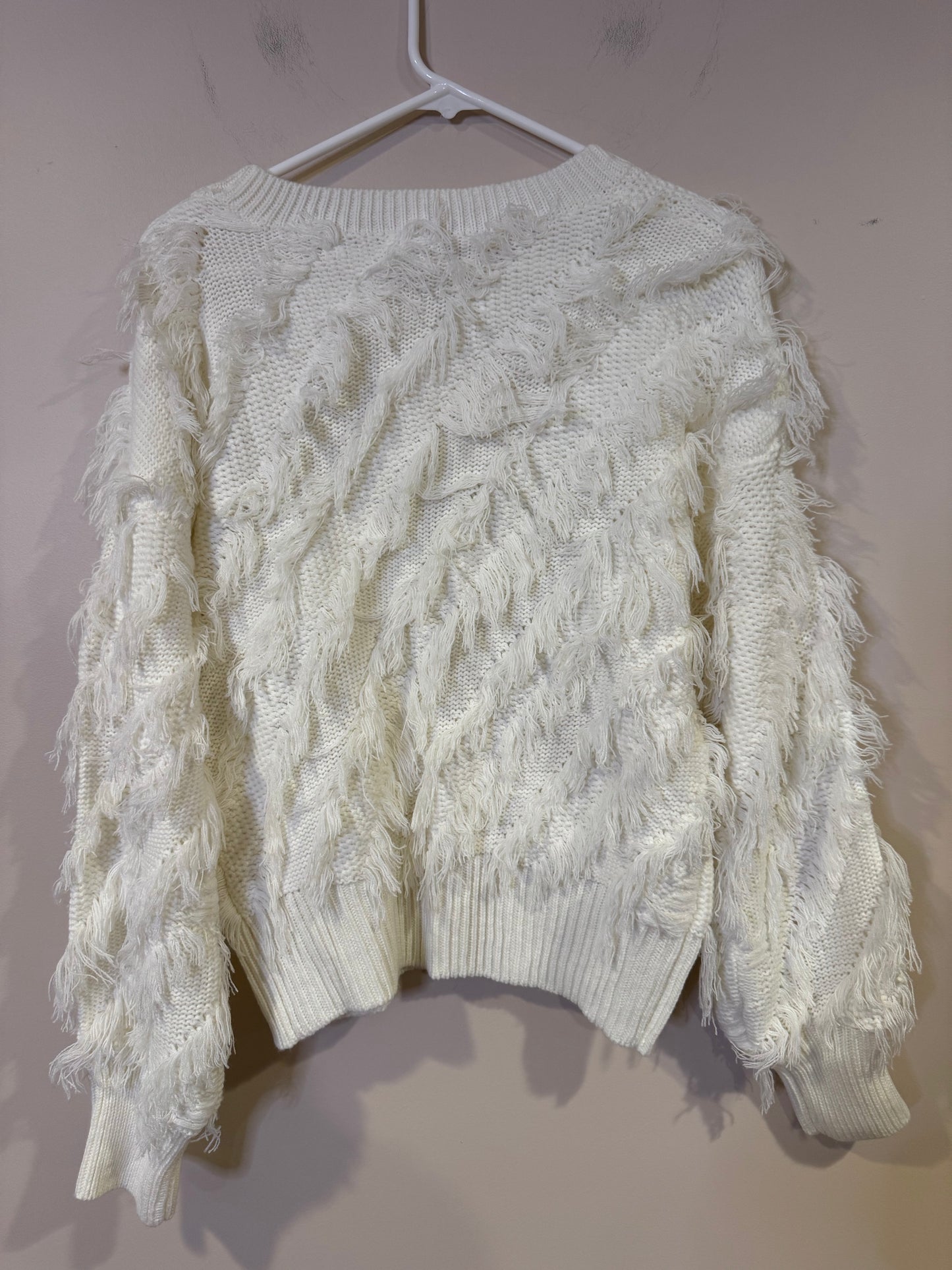 En Creme white sweater - small NWT