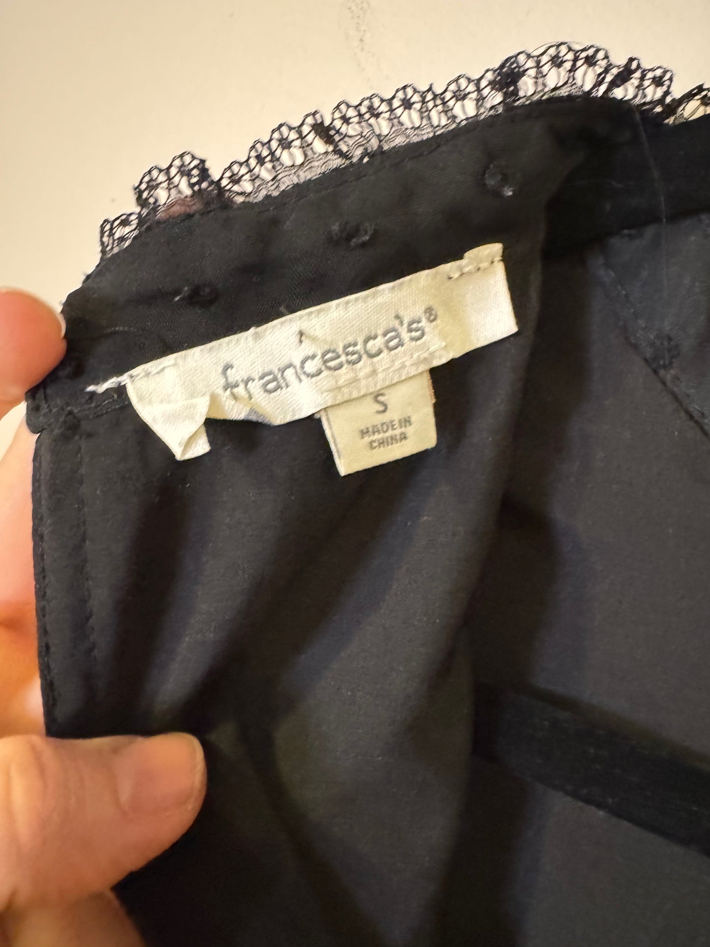 Francesca’s little black dress - size small