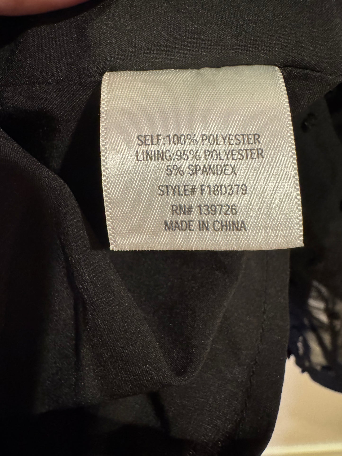 Francesca’s little black dress - size small