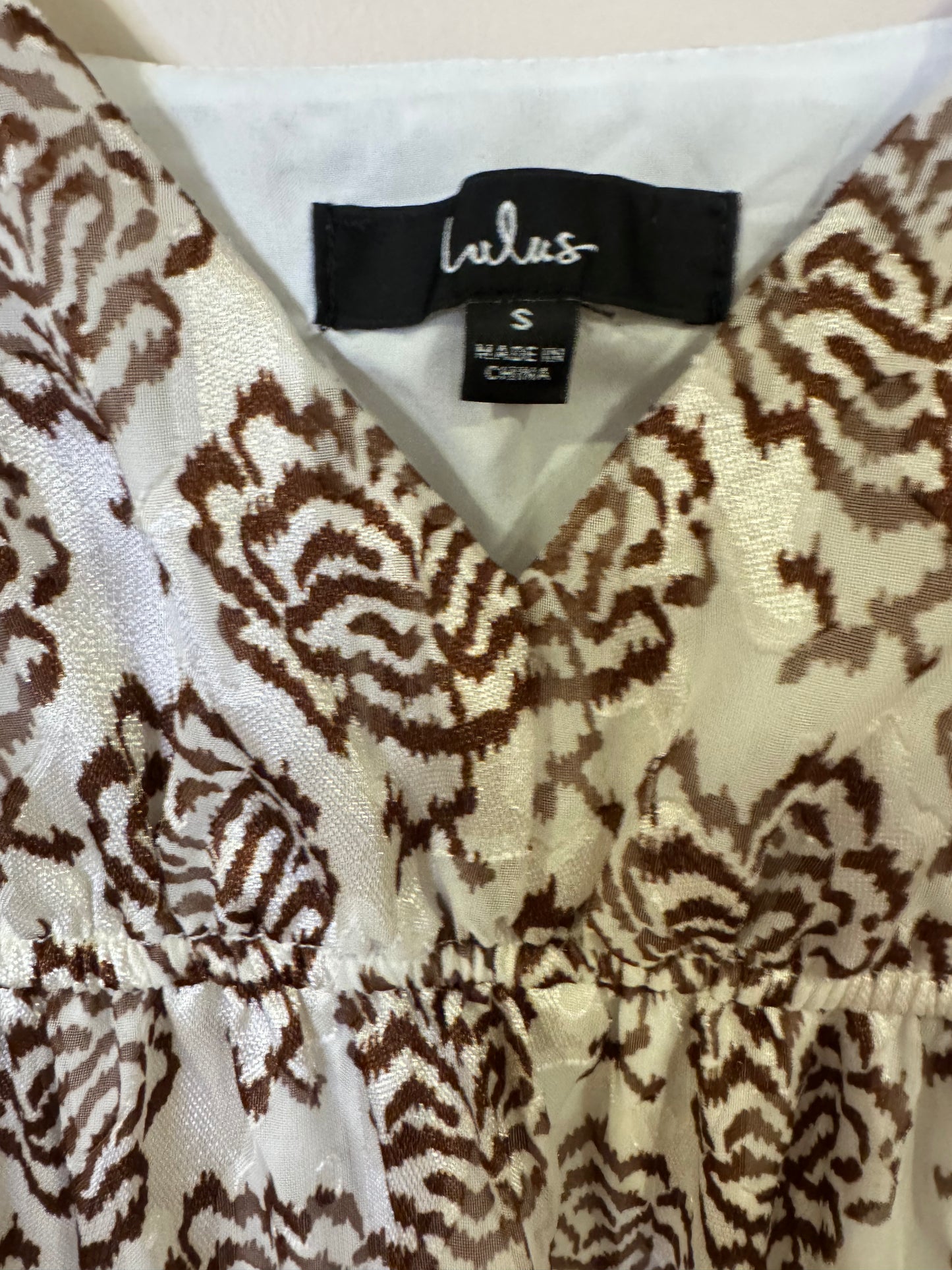Lulu’s floral dress - small