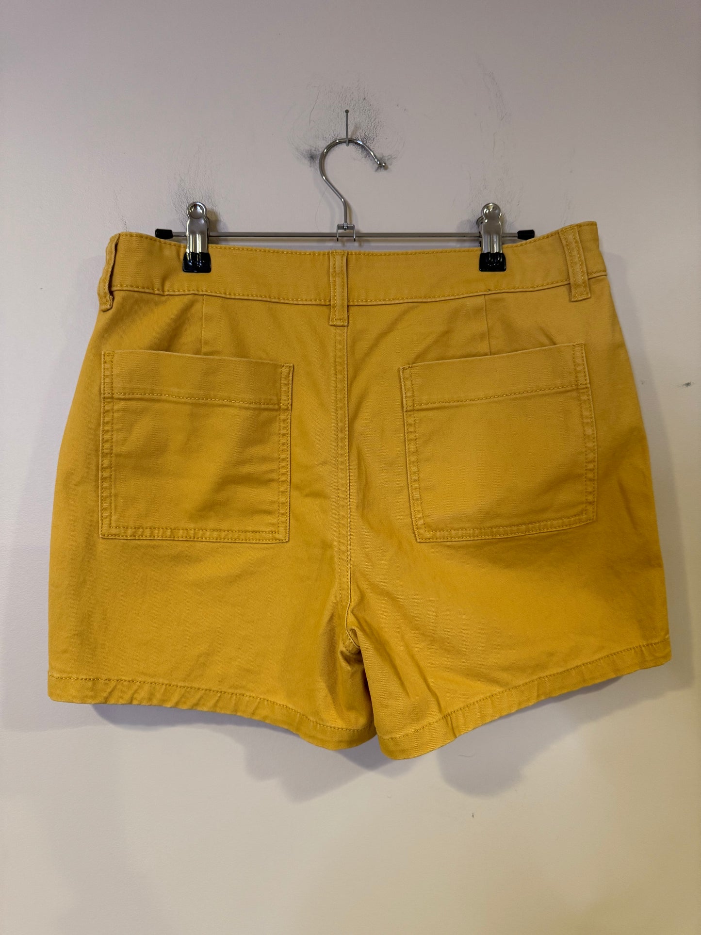 mustard short - size 8 NWT