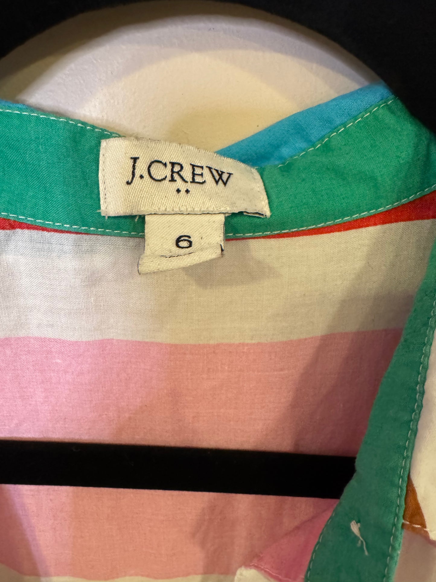 J Crew striped dress - size 6