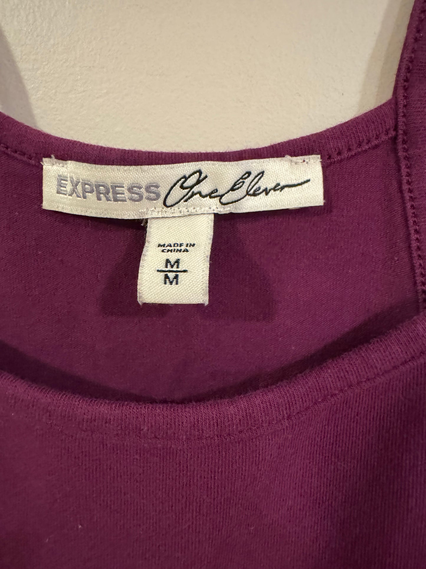Express purple tank - medium