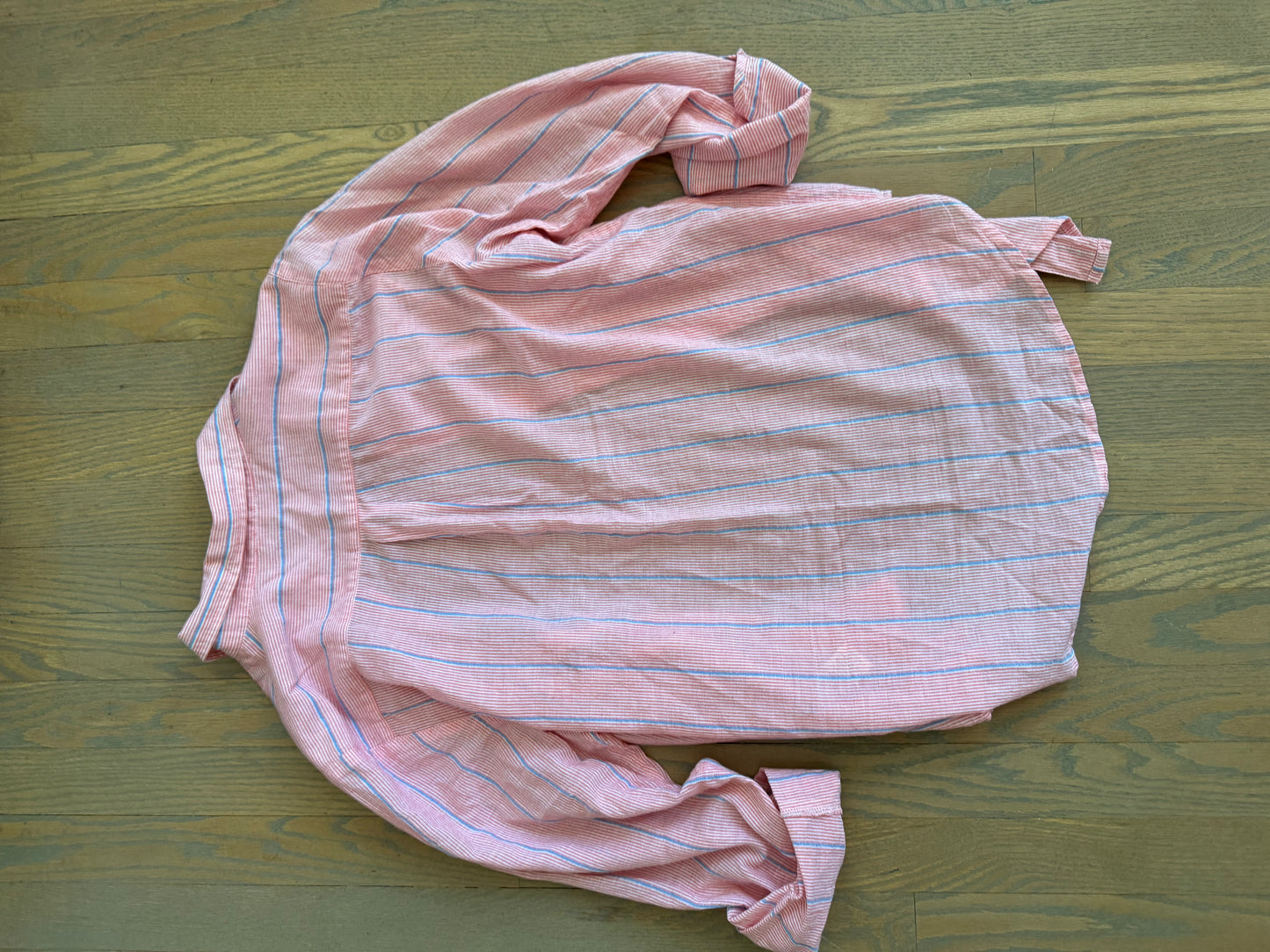 Lilla P stripe button up - small