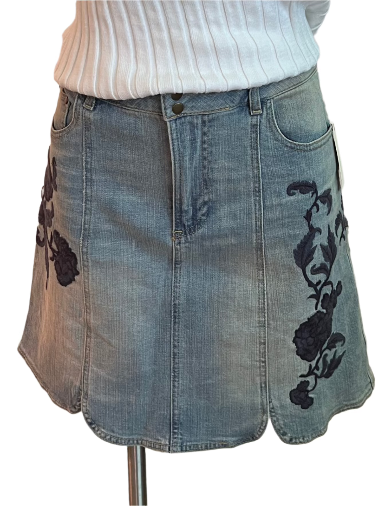 Anthropologie Denim Skirt - size 6 NWT