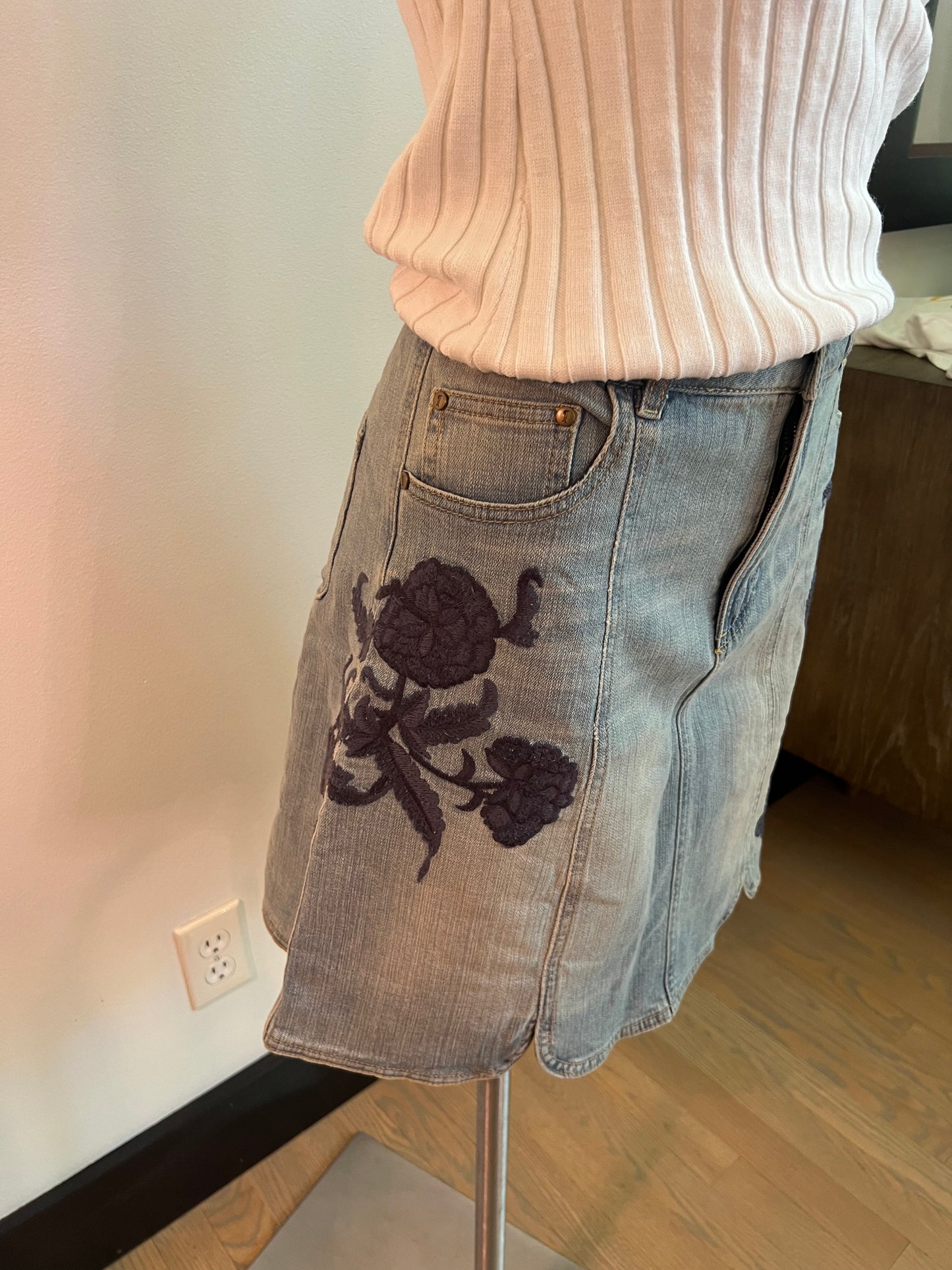 Anthropologie Denim Skirt - size 6 NWT