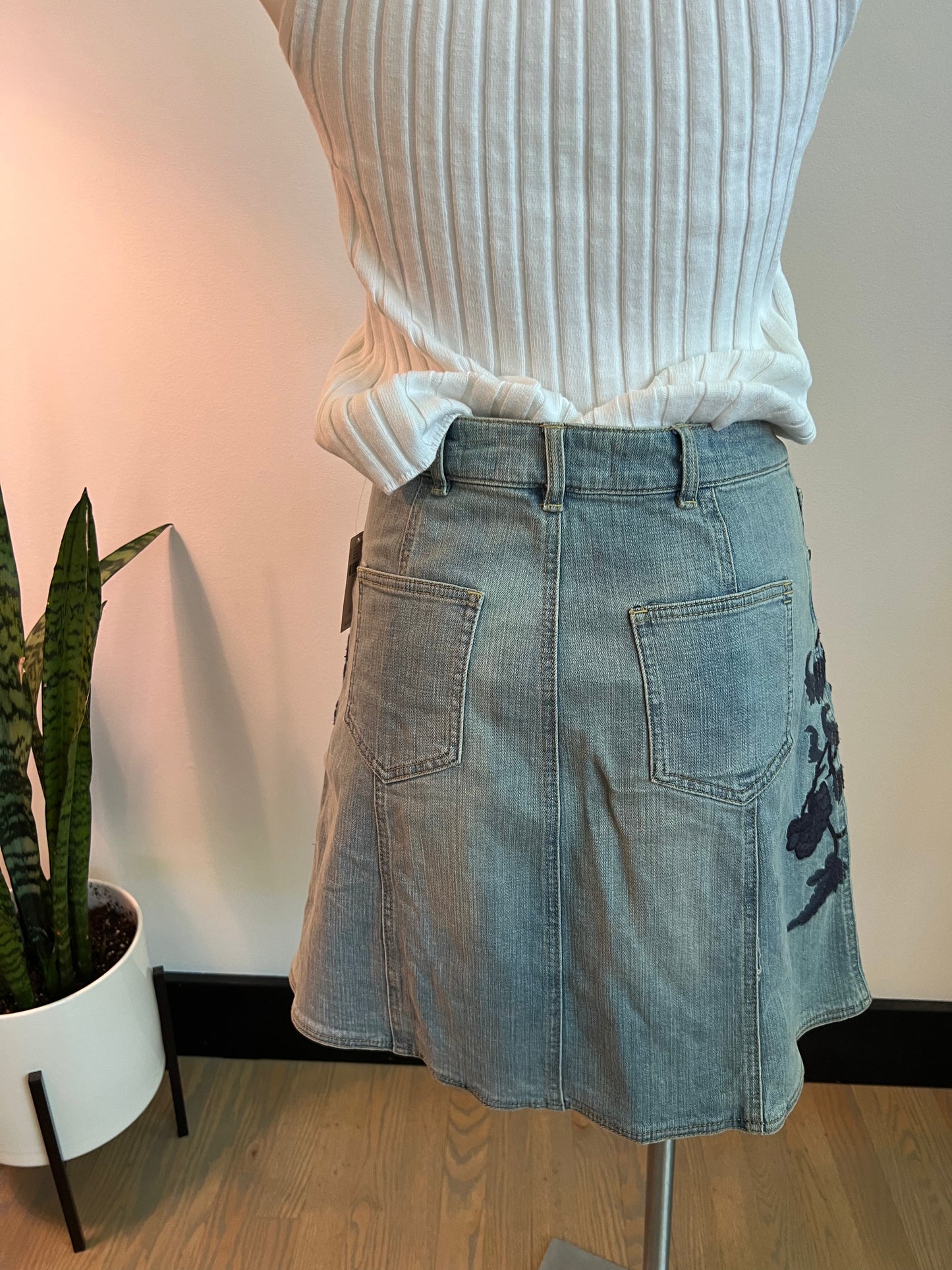 Anthropologie Denim Skirt - size 6 NWT