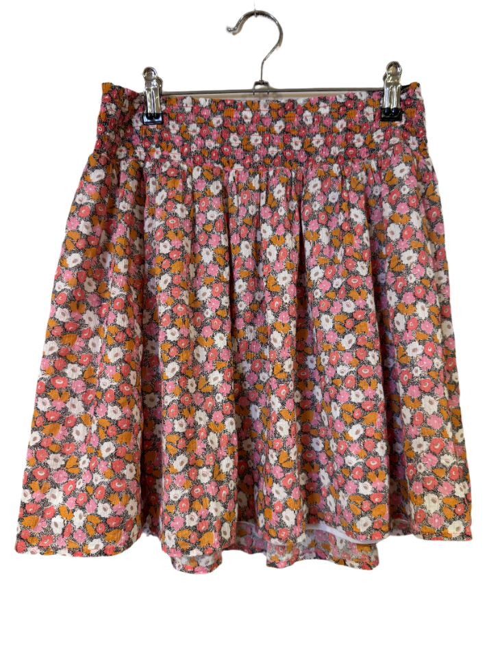 floral mini skirt - xs
