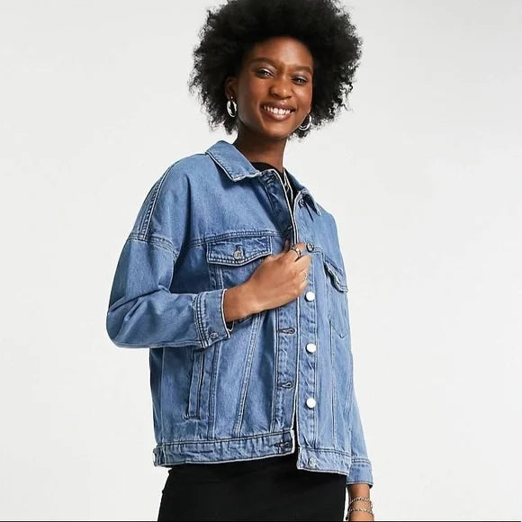 ASOS oversized denim jacket - medium