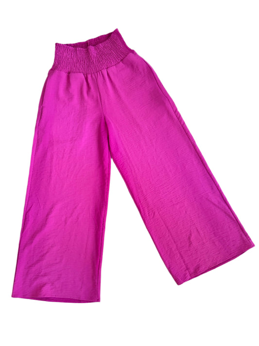 magenta flare pull on pant - XS