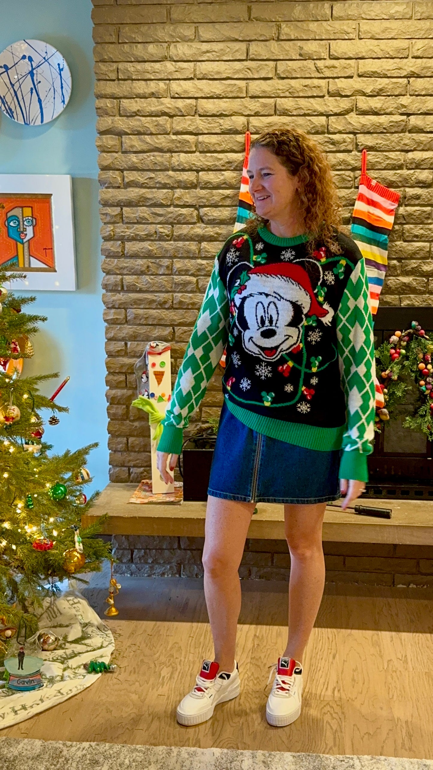 Disney ugly Christmas sweater - large