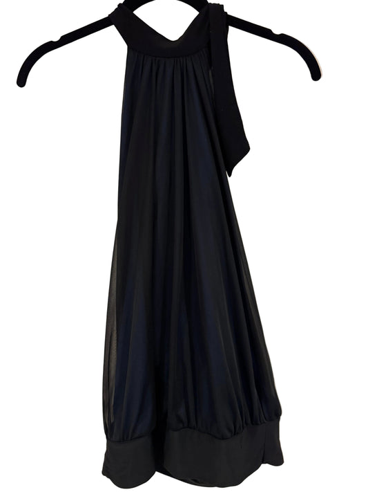 black halter tank - small