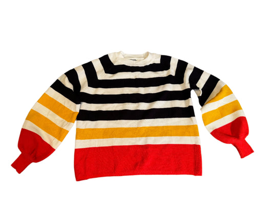 striped sweater - small