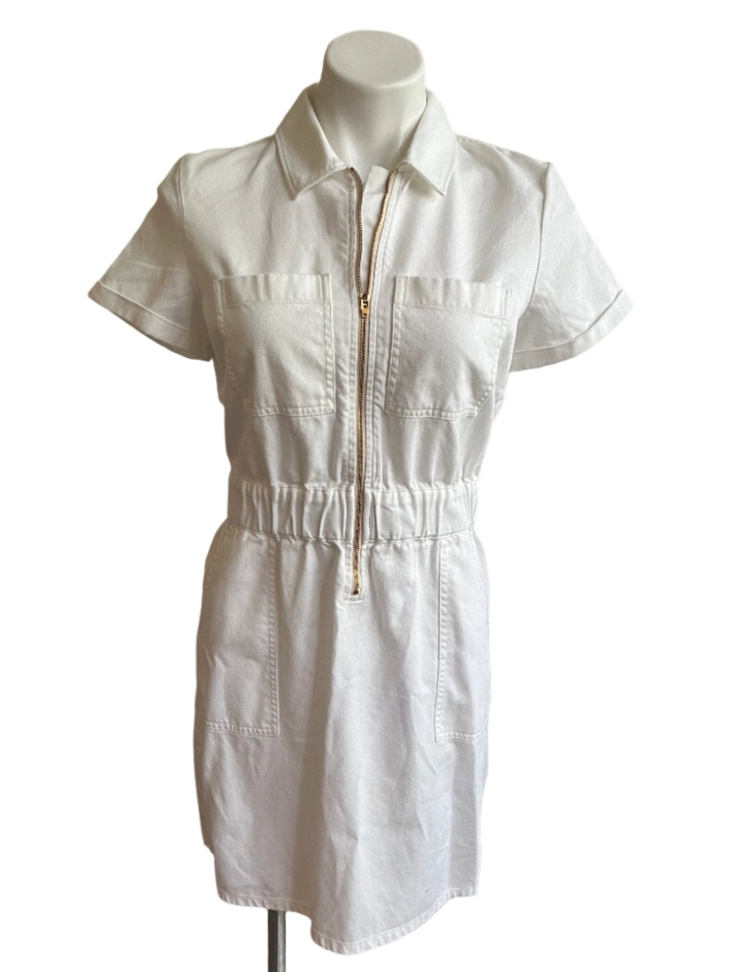 J. crew white denim dress - size 4