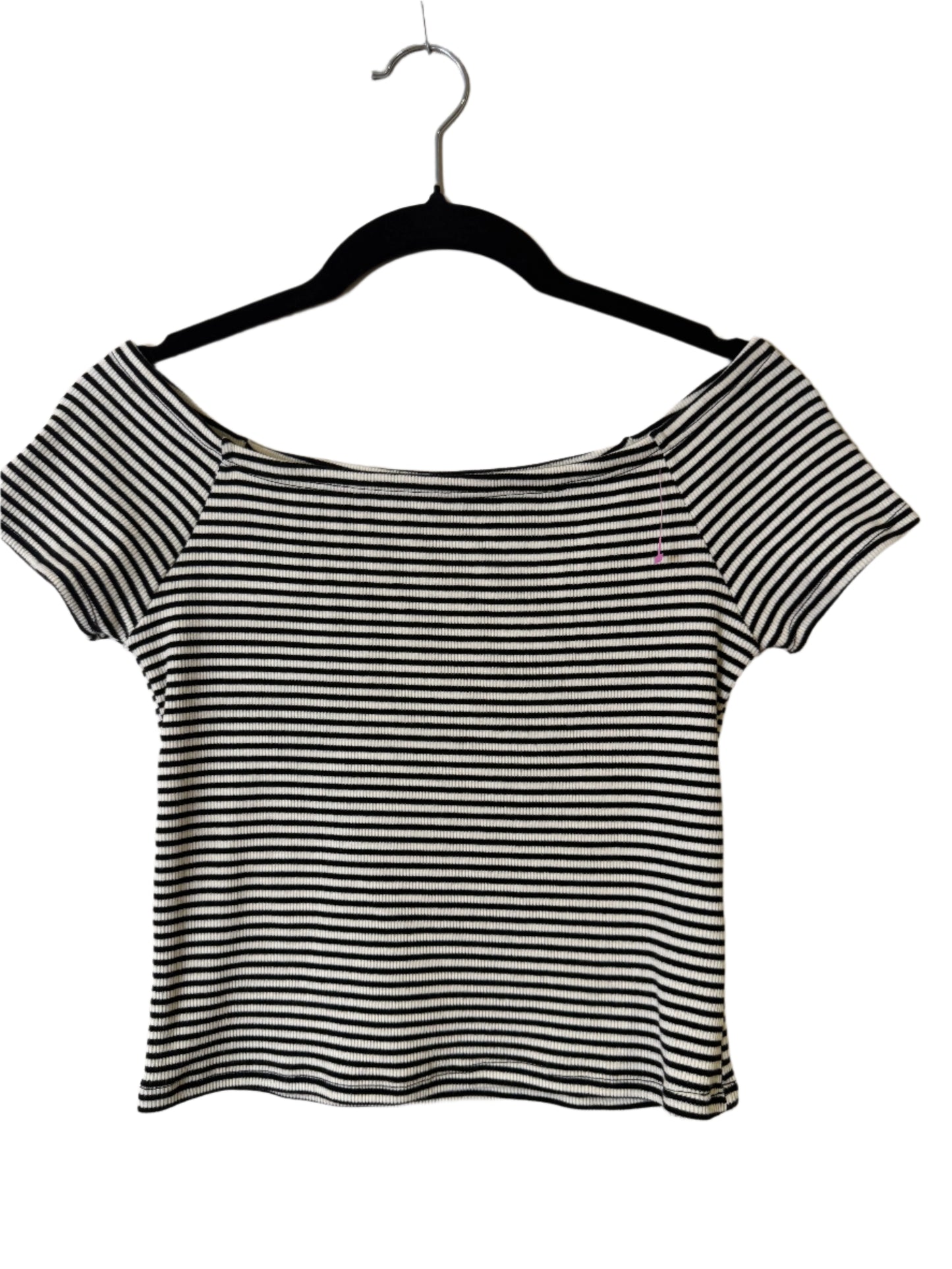 Boat Neck striped top - medium