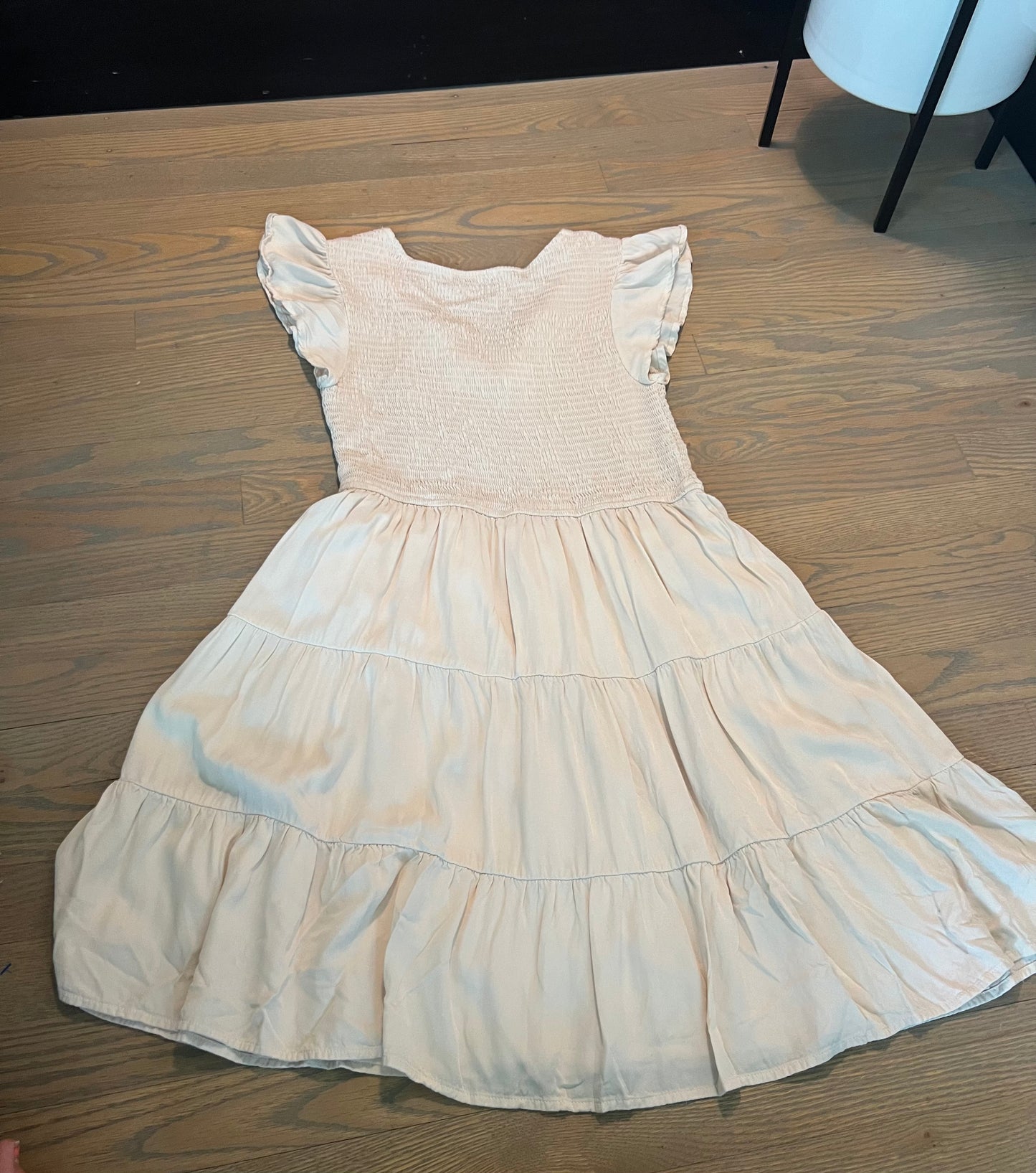 cream babydoll dress - medium