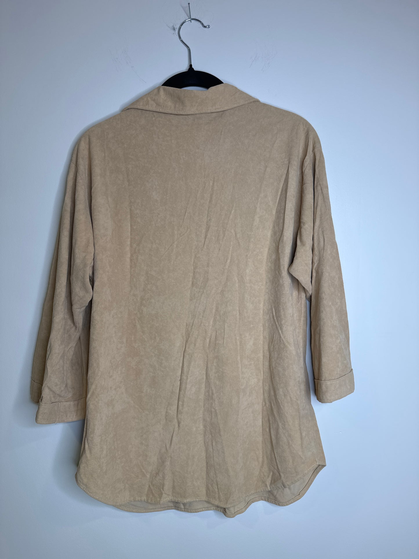 vintage tan top - medium