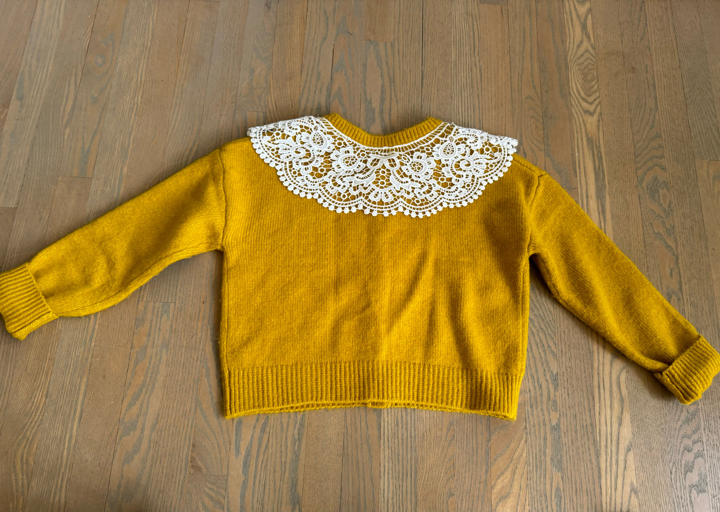 Anthropologie mustard cardigan - medium