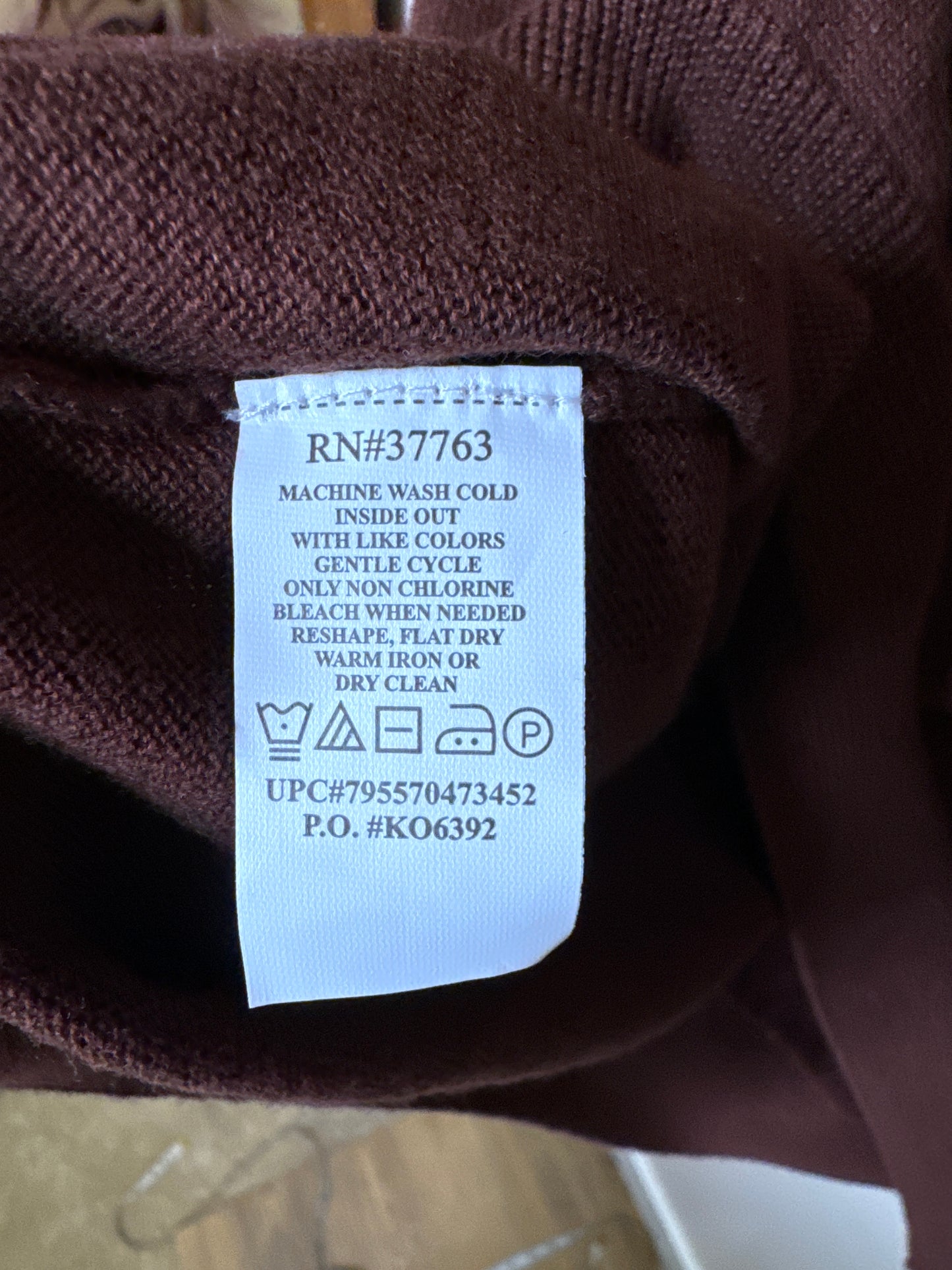 brown oversized vest - XXL