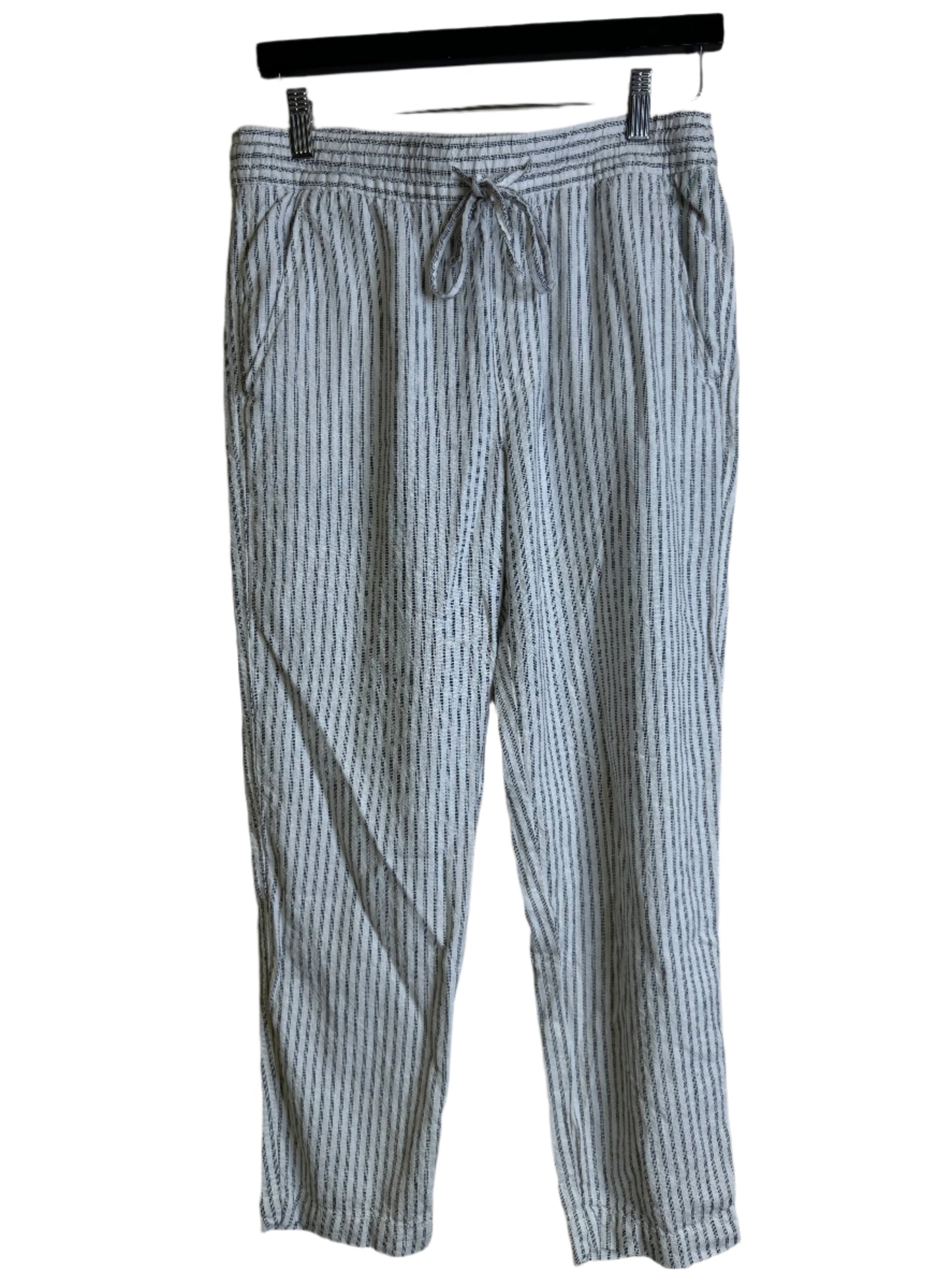 striped drawstring pant - small