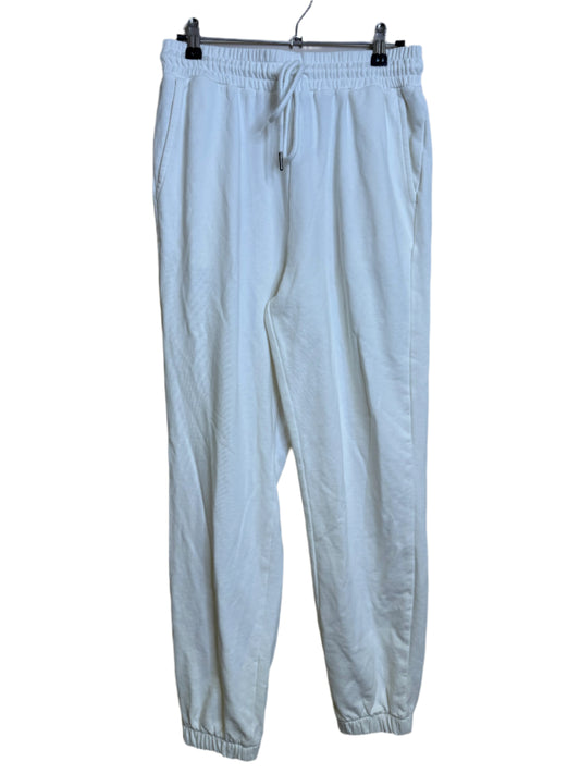 white sweatpants - small