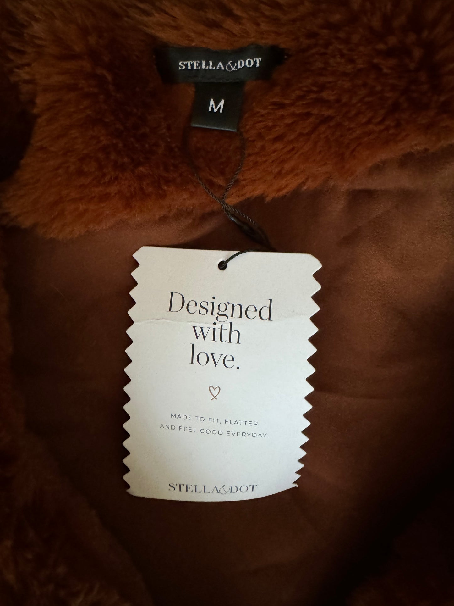 Faux Fur Teddy Bear Vest - medium