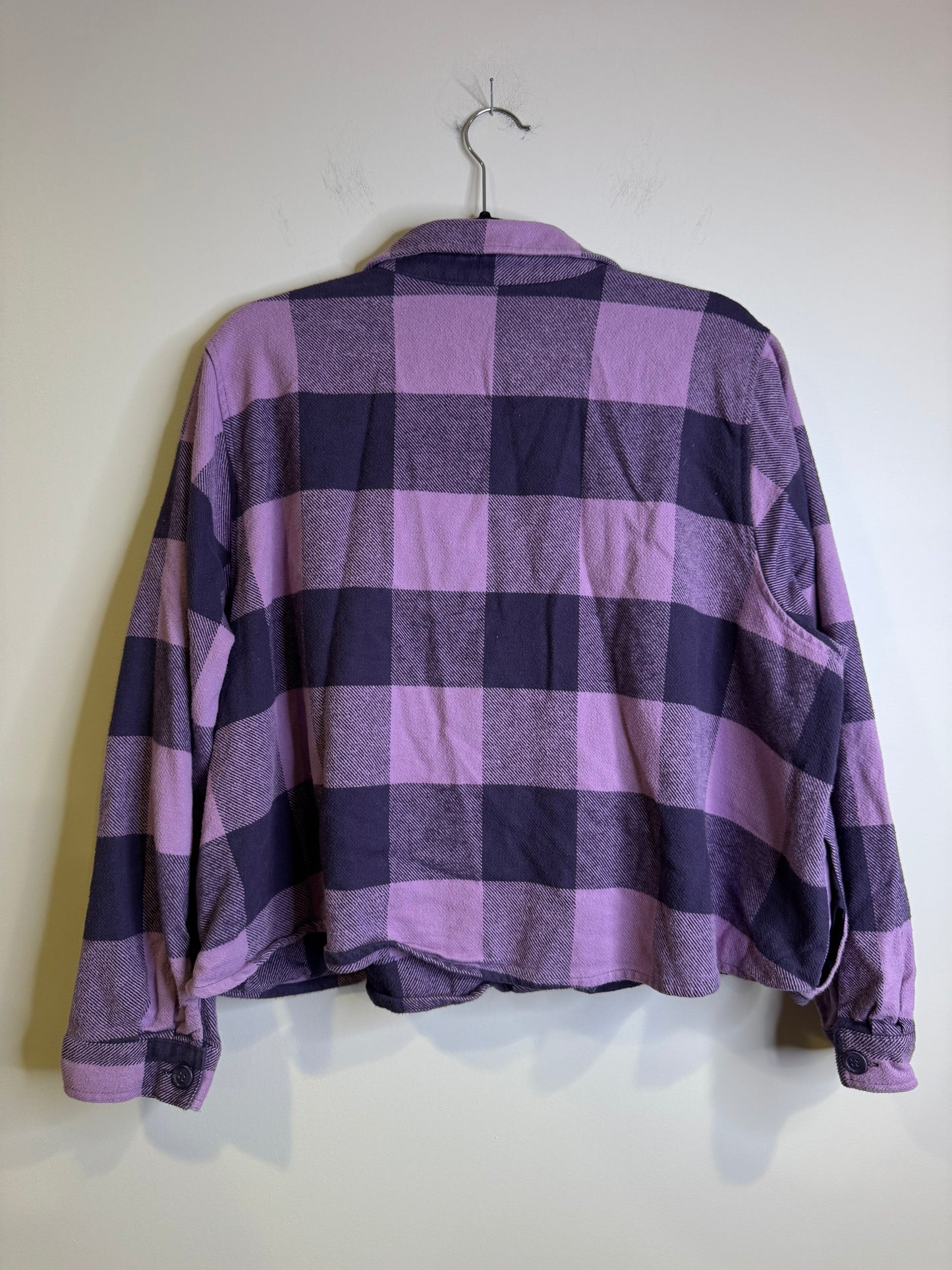 cropped flannel - XL