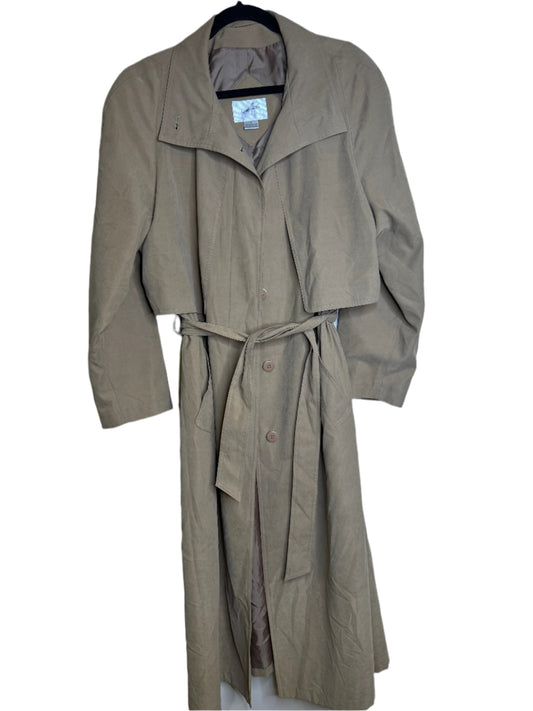 tan trench coat - size 12