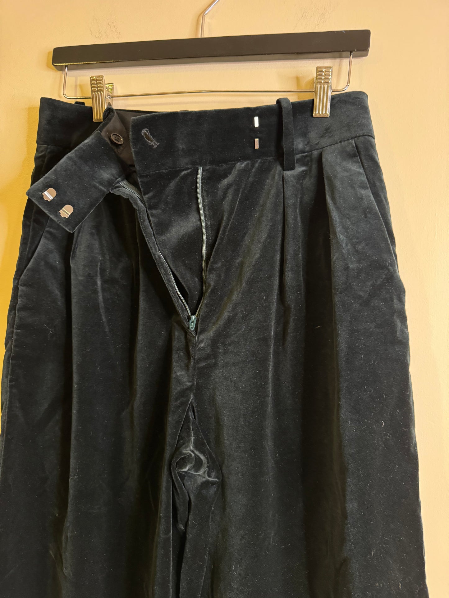 velvet wide leg trouser NWT - size 4