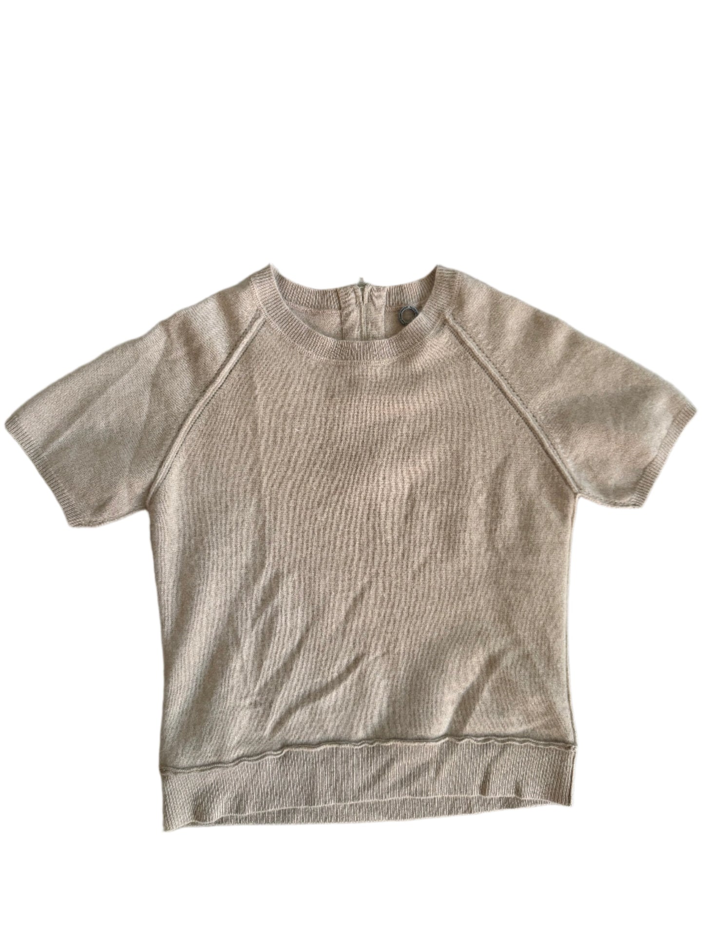 100% Cashmere short sleeve sweater - xs