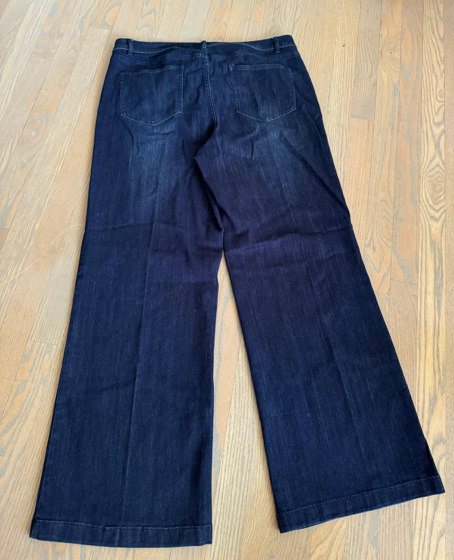 j. jill wide leg denim - size 16