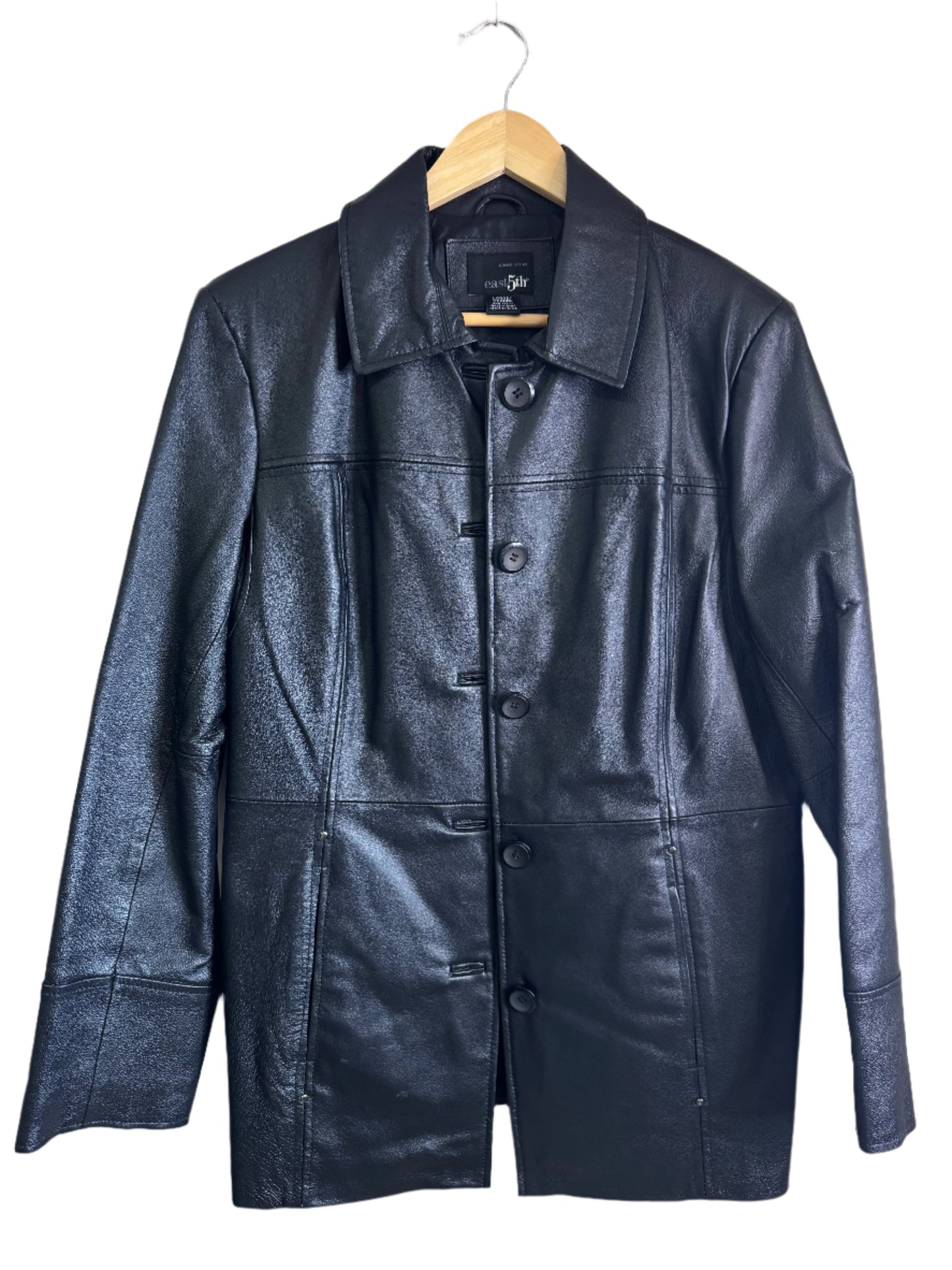 leather jacket - large