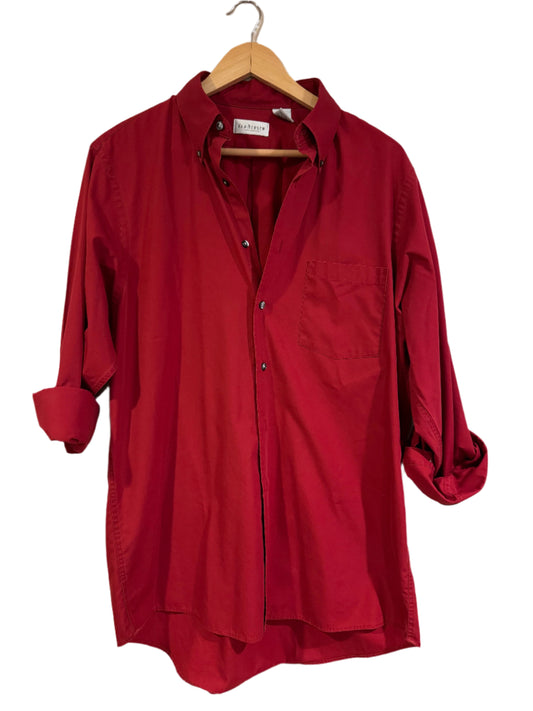 deep red dress shirt - men’s M