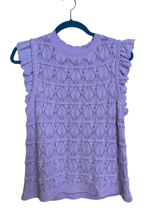 Anthropologie lavender vest - medium