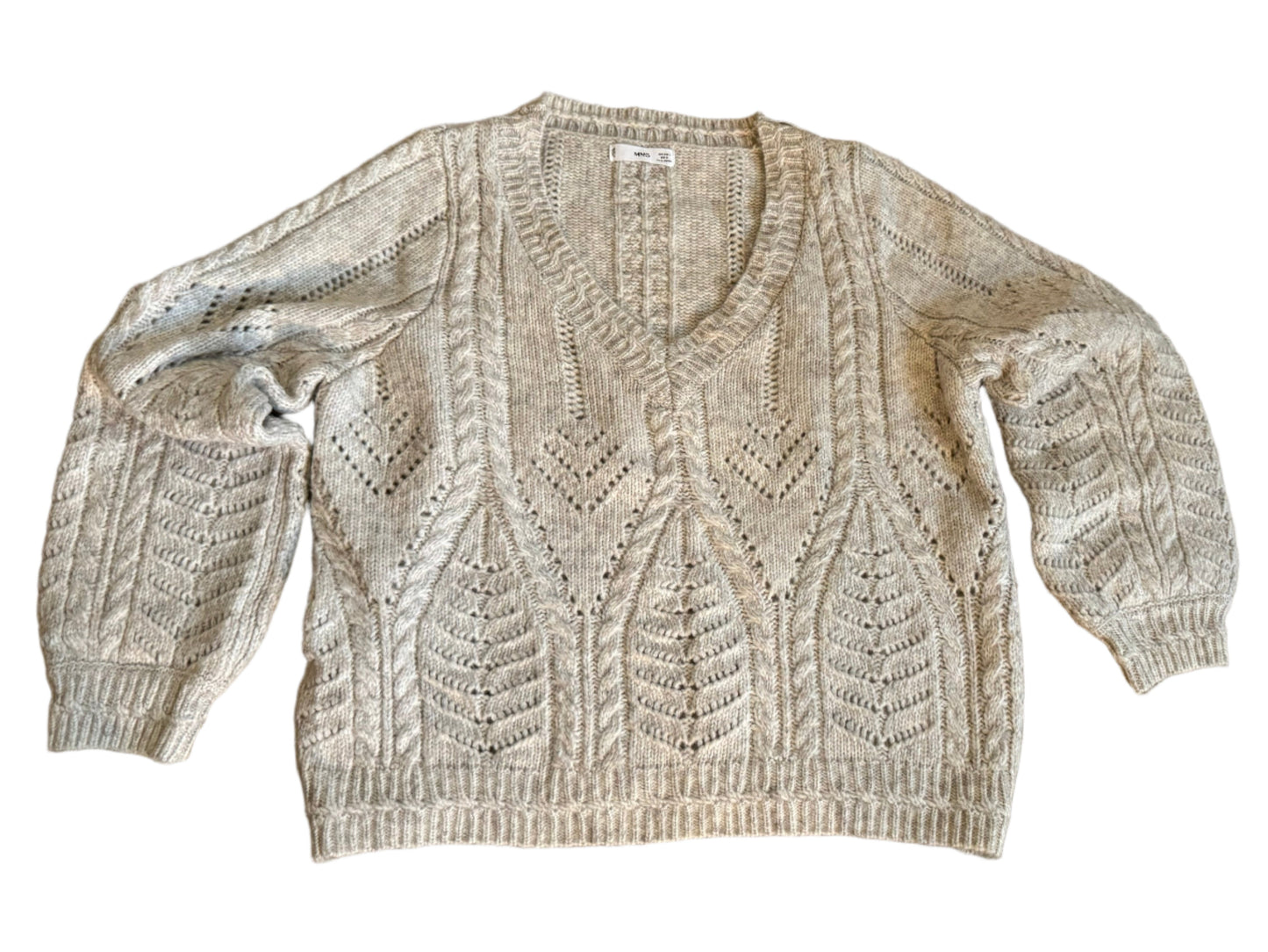 oatmeal sweater - large