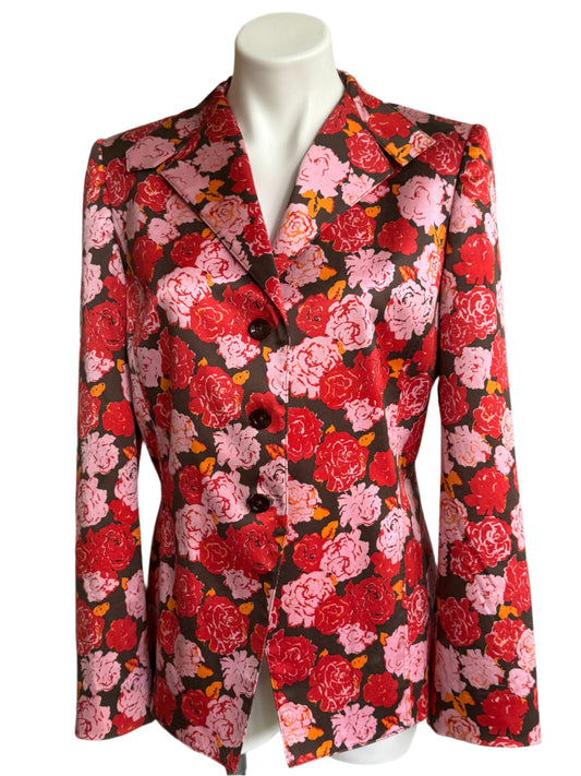 Vintage floral Blazer - size 10