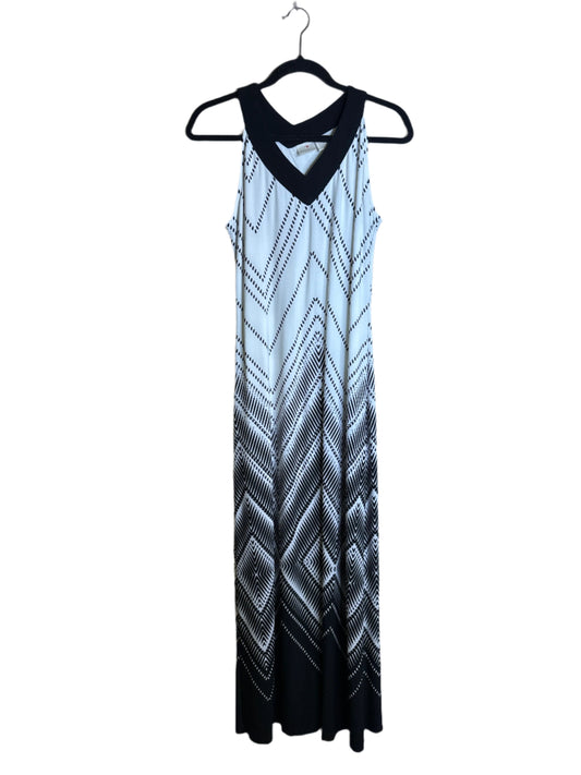 black white maxi stretchy - small