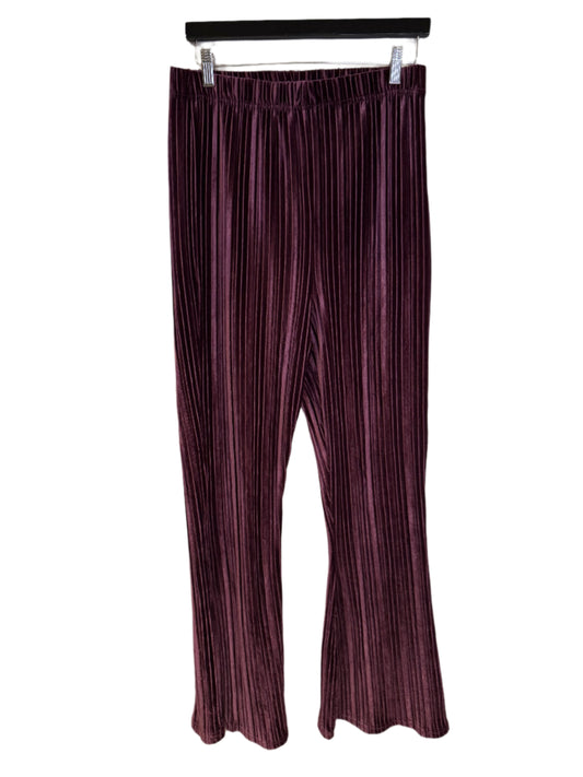 Purple velvet flare - medium