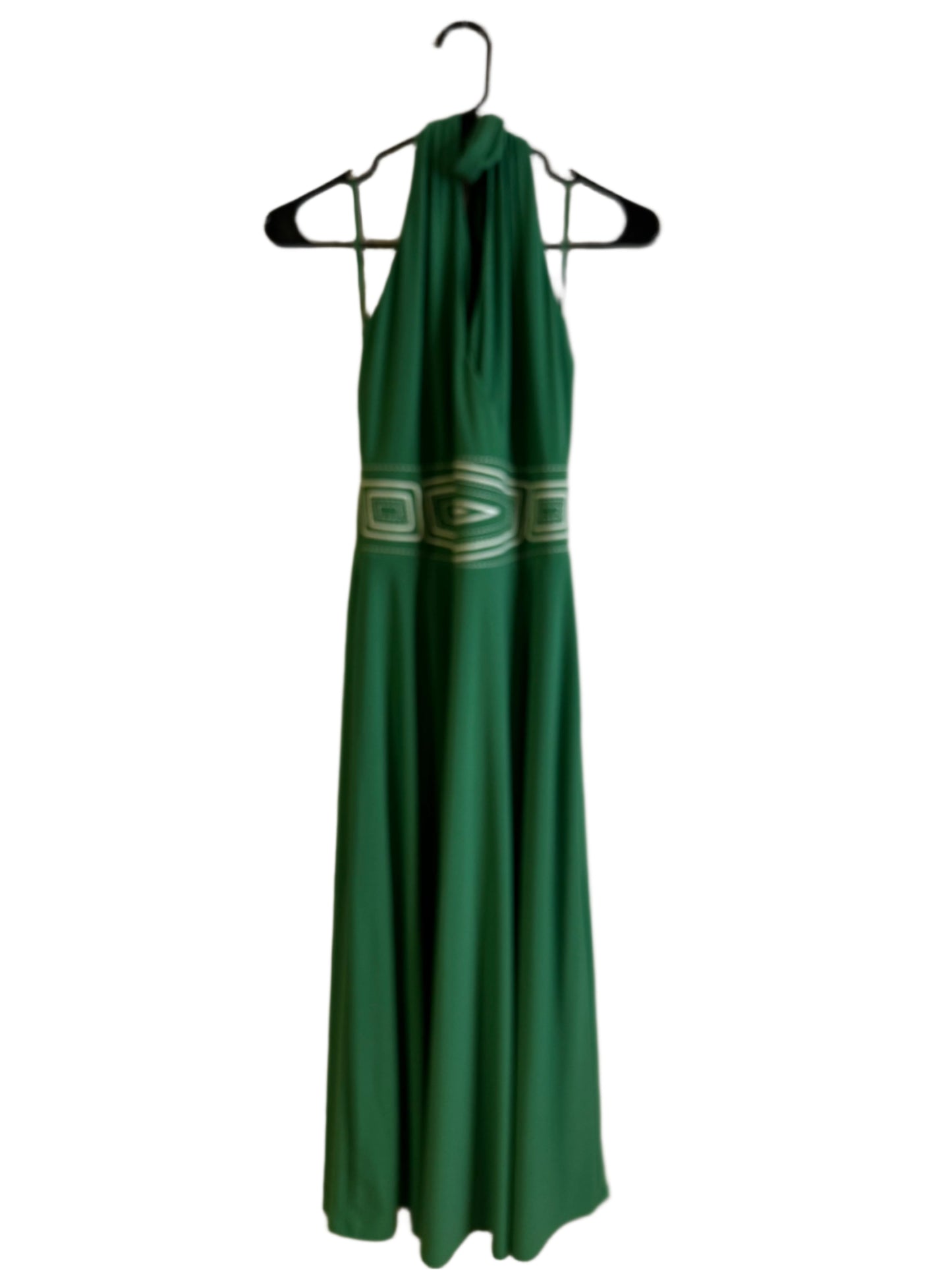 WHBM kelly green halter dress - size 10