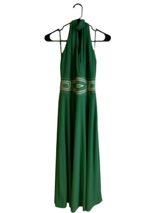 WHBM kelly green halter dress - size 10