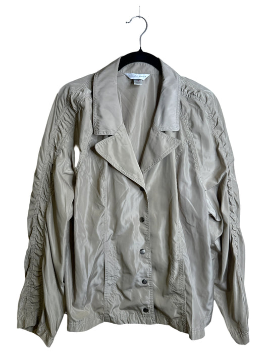 tan lightweight jacket - XL